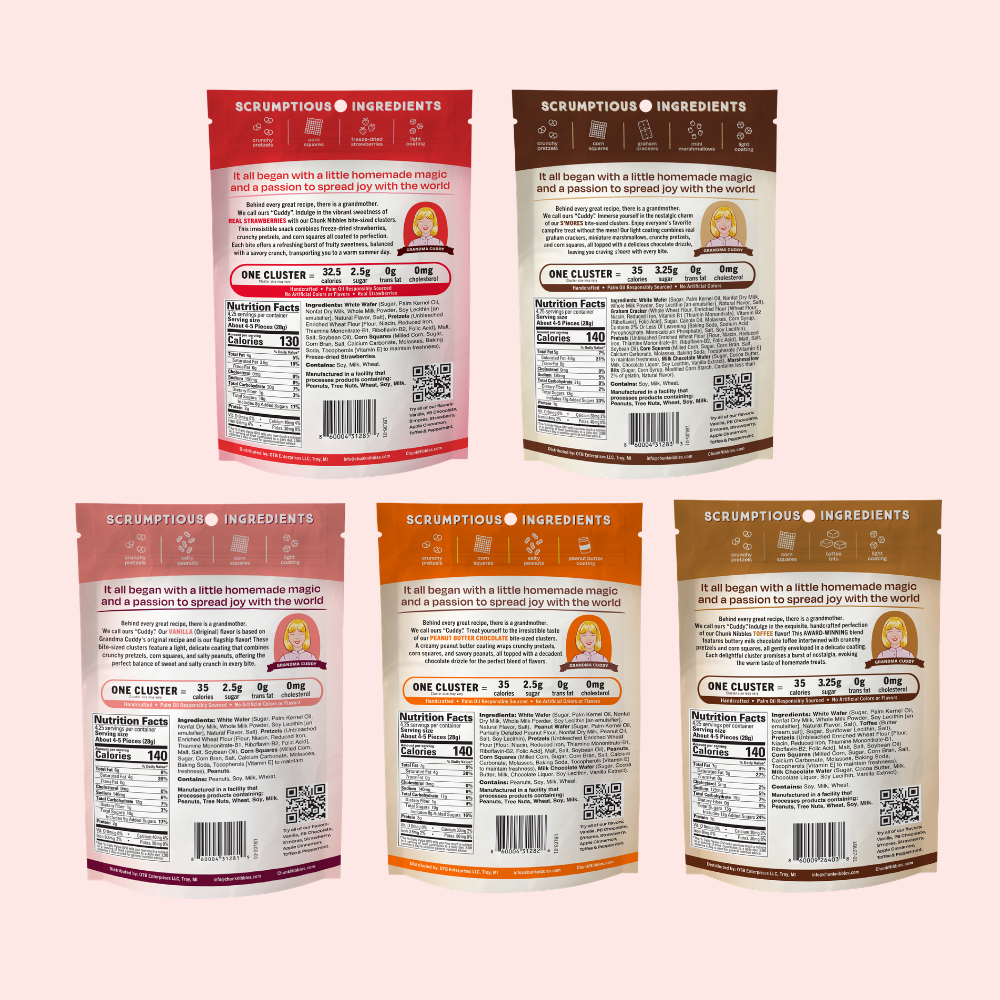 Pouch Variety Pack - 5 Flavors - 4.25oz