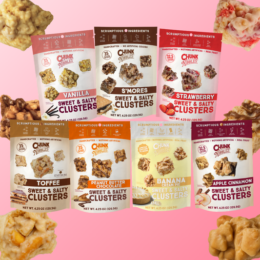 6 Flavor Best Selling Sampler Pack + LIMITED-EDITION Banana Cream Pie