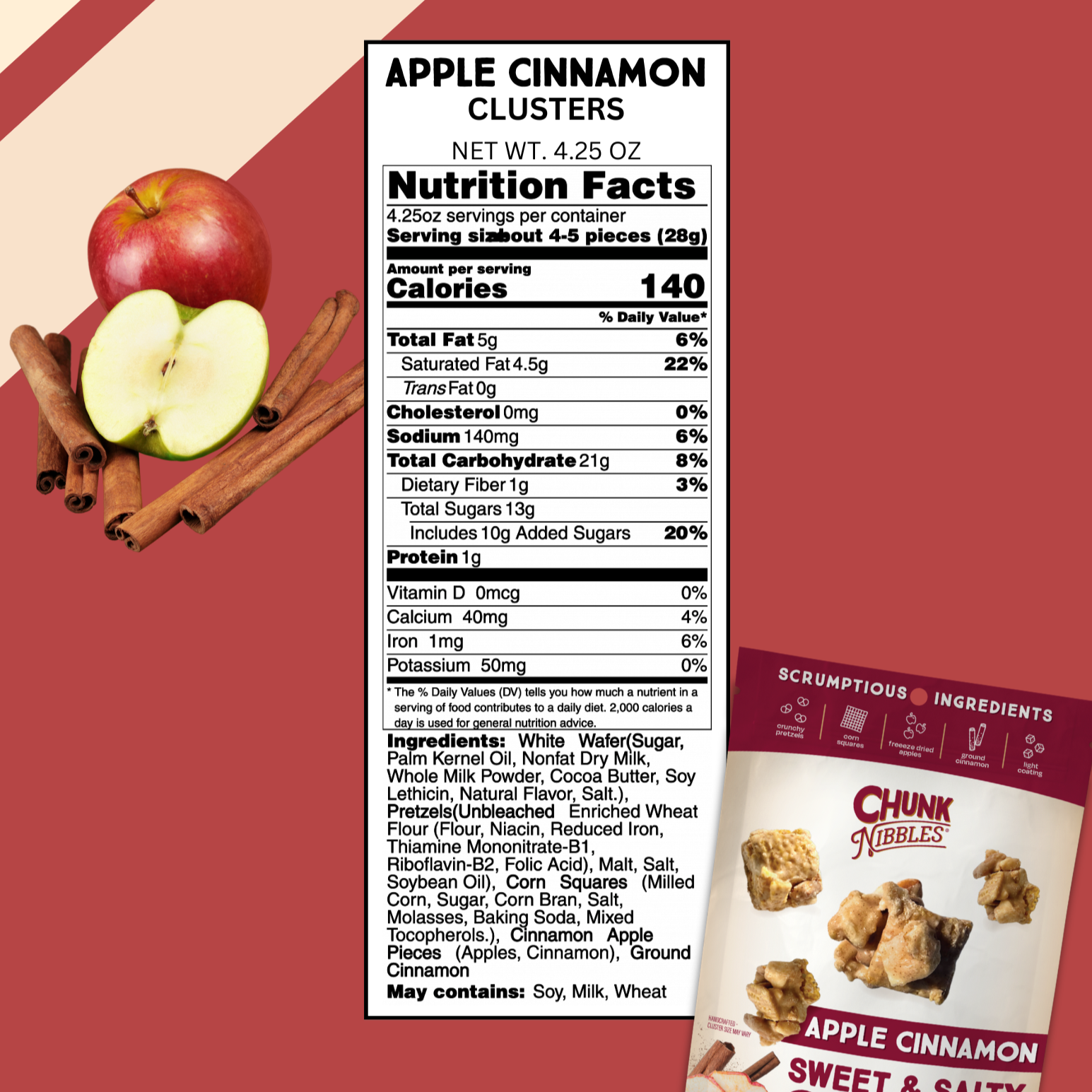 Apple Cinnamon Pouch Three Pack