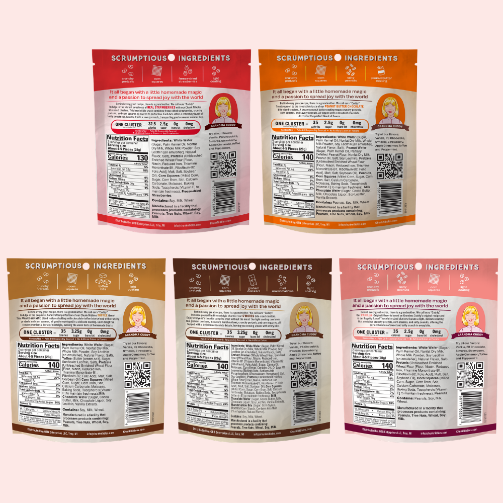 5 Flavor Variety Snack Pack 2 oz