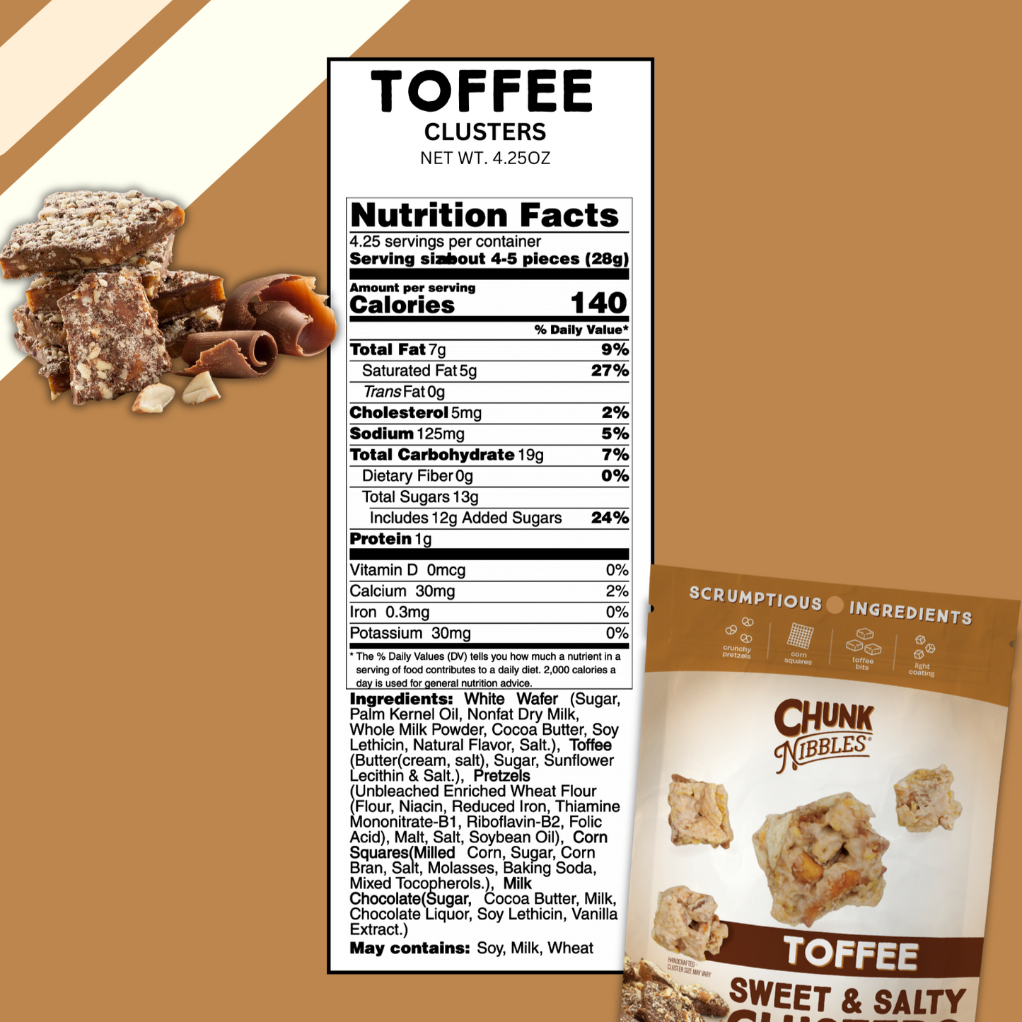 Toffee Pouch Three Pack