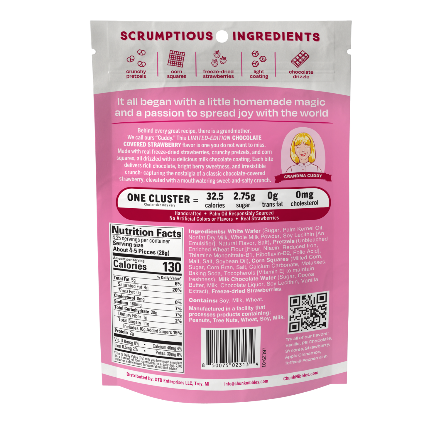 LIMITED-EDITION Chocolate Covered Strawberry Pouch