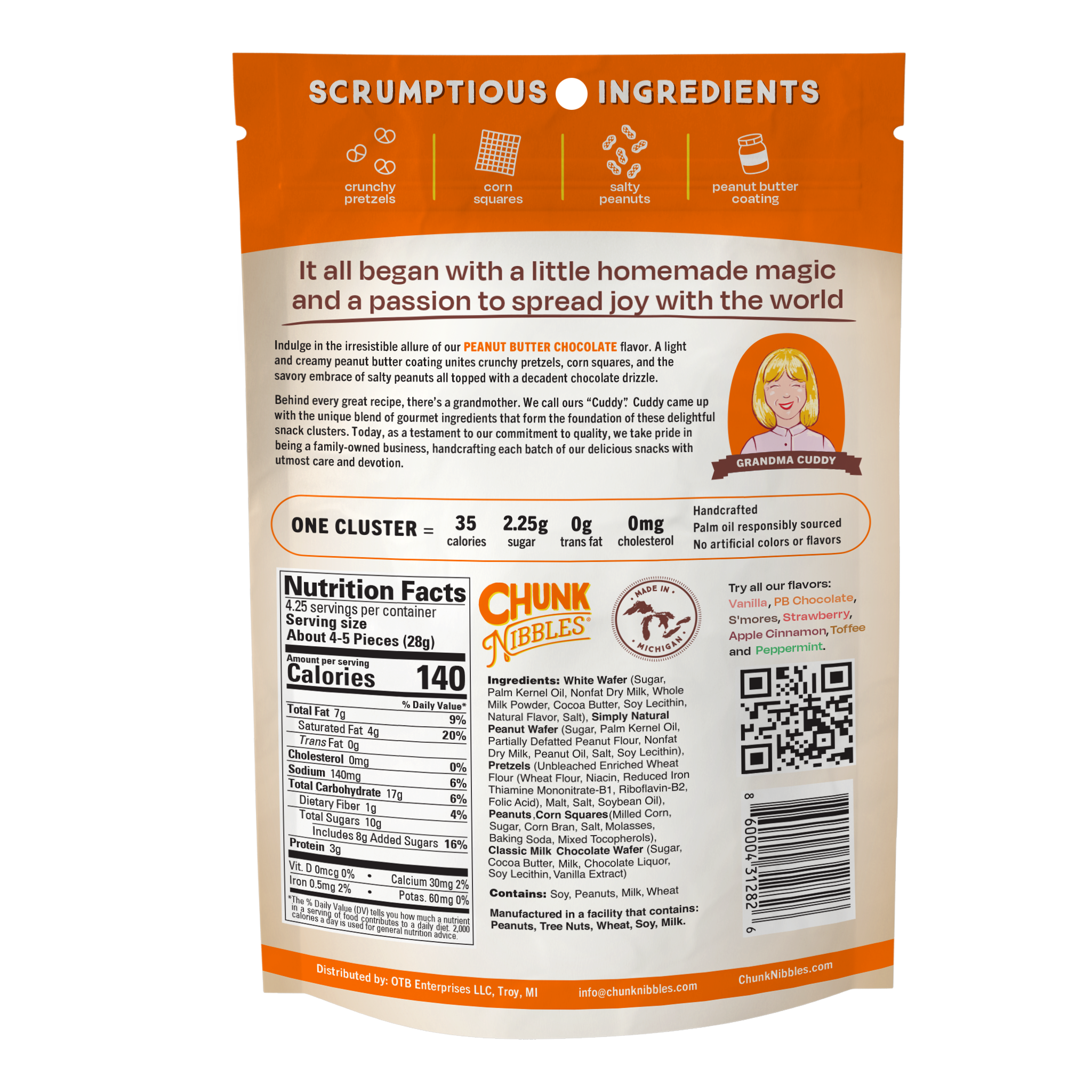 Peanut Butter Chocolate Pouch