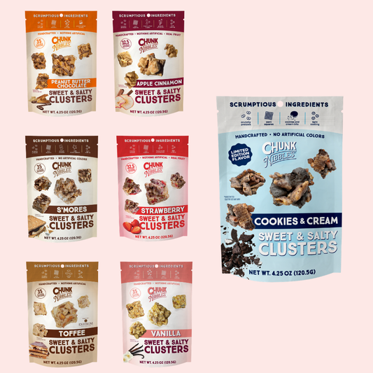 7 Flavor Best Selling Sampler Pack - includes LIMITED-EDITION Cookies & Cream