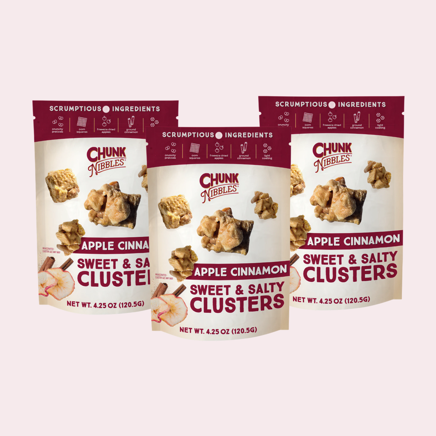 Apple Cinnamon Pouch Three Pack