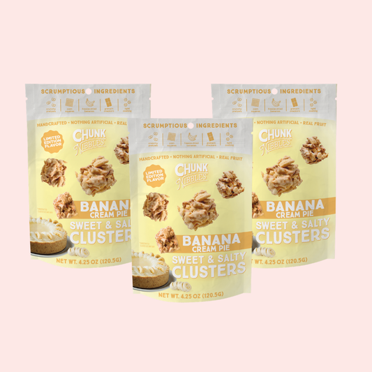 LIMITED-EDITION Banana Cream Pie Pouch Three Pack