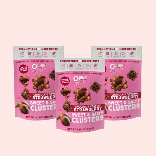 LIMITED-EDITION Chocolate Covered Strawberry Pouch Three Pack