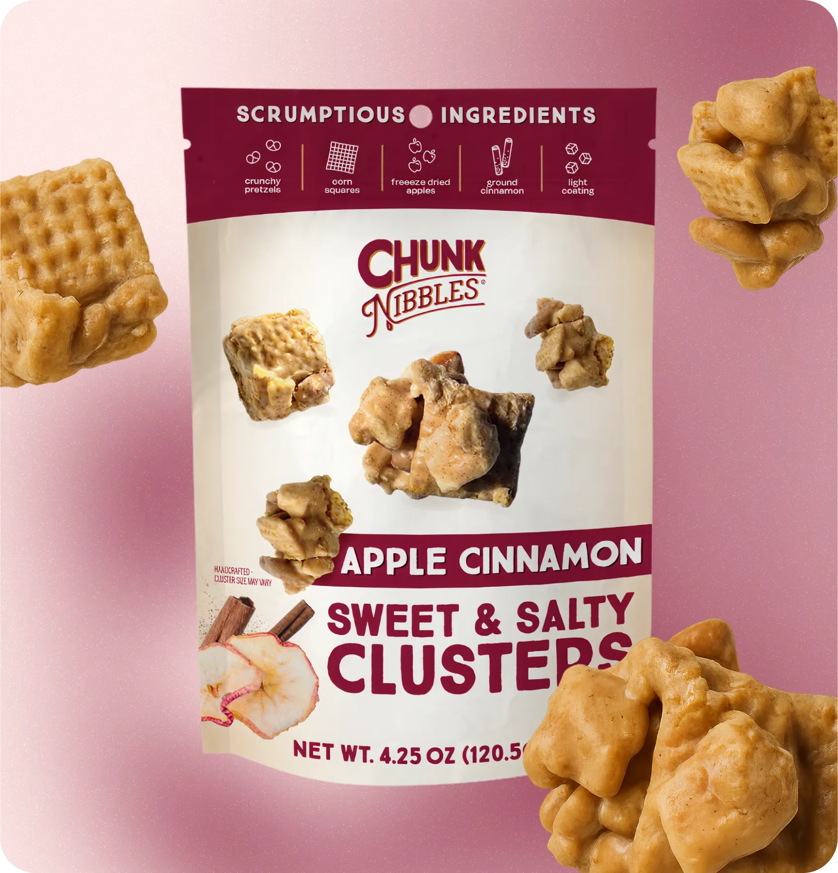 Apple Cinnamon Chunk Nibbles Pouch
