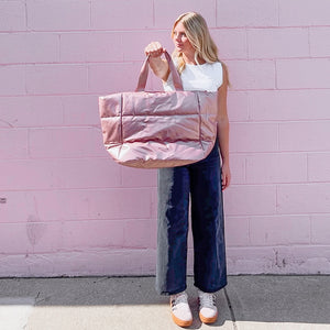 Pink Puffer Bag