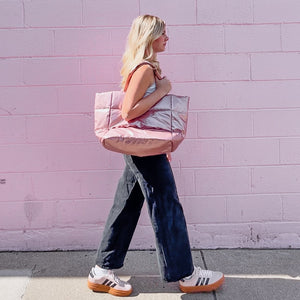Pink Puffer Bag