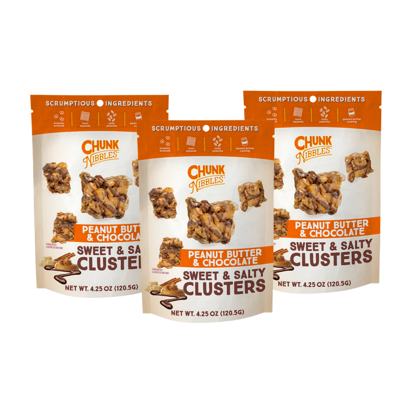 Peanut Butter Chocolate Pouch Three Pack