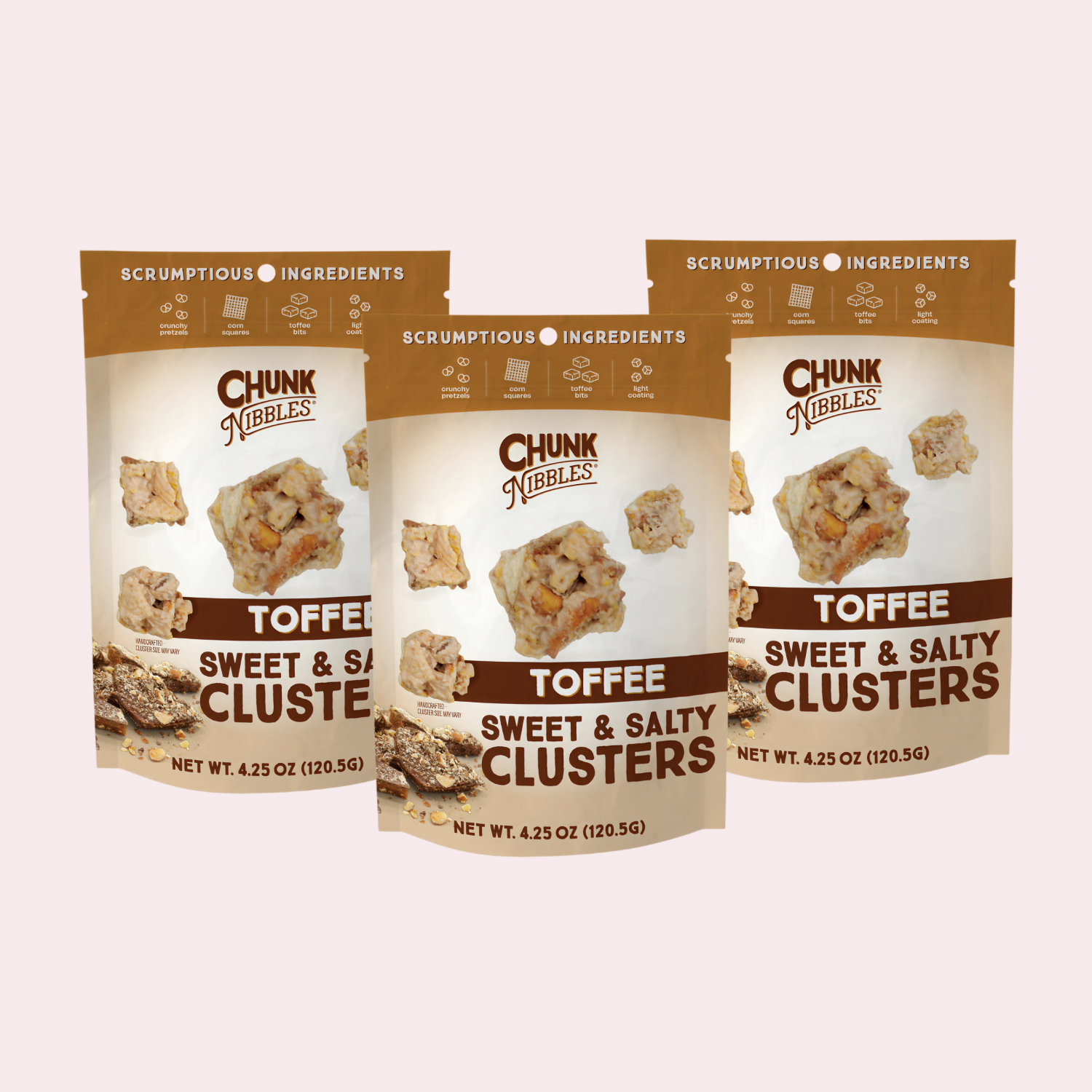 Toffee Pouch Three Pack