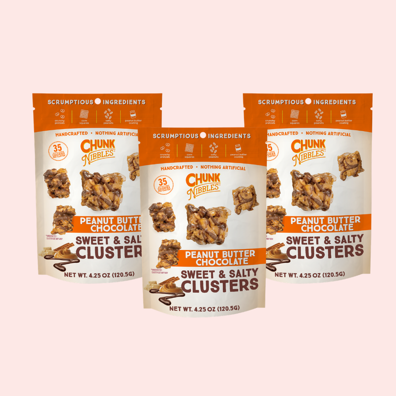 Peanut Butter Chocolate Pouch Three Pack